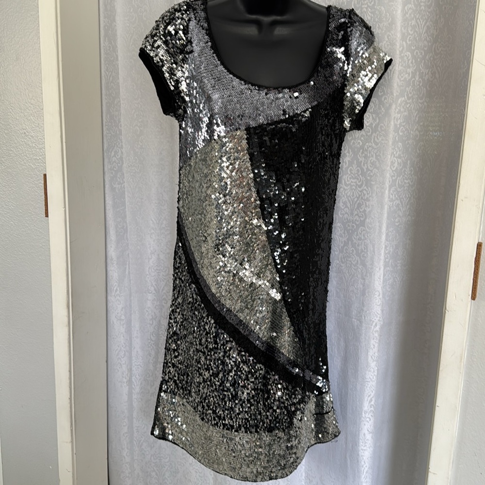 LUX SEQUIN MINI DRESS SZ: S